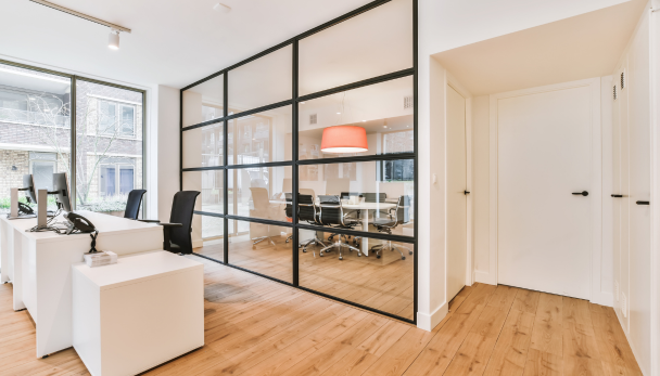 Spotless office cleaned by professional commercial cleaning services in Dallas-Fort Worth